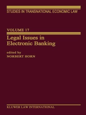 cover image of Legal Issues in Electronic Banking